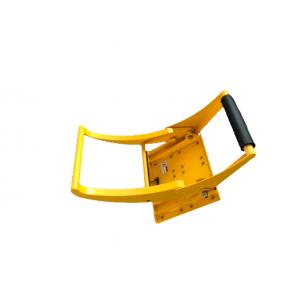 China Add Friction Rubber Plate Car Parking Blocker Electrostatic Spraying supplier