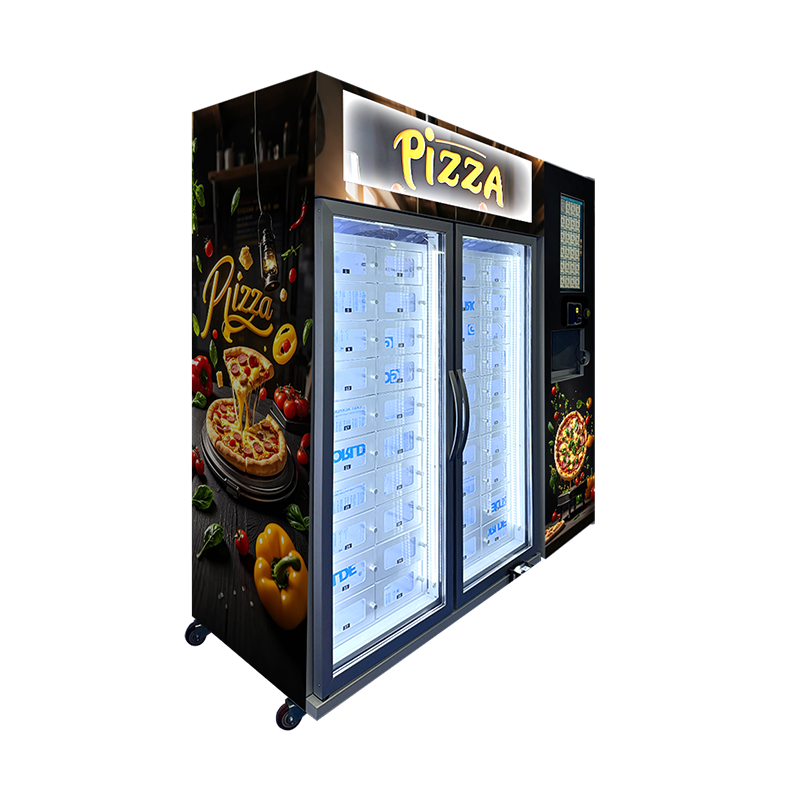 China 40-Locker Frozen Food Vending Machine with -22℃ Refrigeration on sale