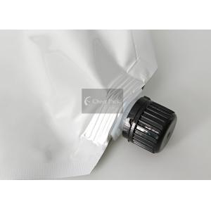 China Black / White Twist Top Cap For Plastic Laundry Liquid Bag , Size Customized supplier