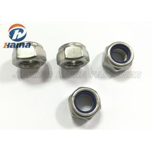 China DIN 985 304 Stainless Steel Hex Nylon Insert Lock Nuts For Locking Connector supplier