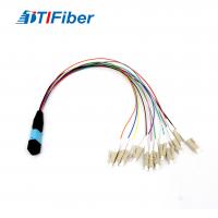 MPO Fan-out cable High reflection loss with APC High fiber density (maximum 24 fibers for Multimode)