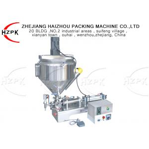 China 30-300ml Semi Automatic Paste Filling Machine Single Head Horizontal For Sauce supplier