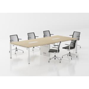 Modular Rectangular Office Meeting Table Furniture For 8 Person Conference