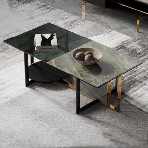 0.78Cbm / Set SS Steel Furniture Nordic Coffee Shop Table For Living Room