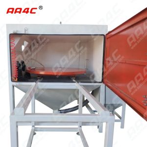 China AA4C customized heavy duty big size derusting rust removal polishing shot blasting  sandblast cabinet wholesale