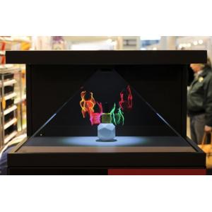 China 270° Full HD Virtual 3D Hologram Showcase Pyramid Display Box Advertising Player supplier