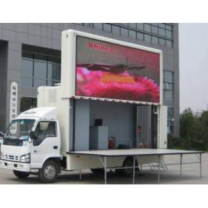 Mobile and Car P6 led screen Mounted video display IP65 1920Hz resolution