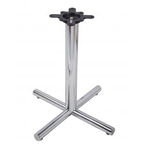 China Chrome Cross Table Base Modern Style Bar Table Legs Steady  27.75/40.75 Height supplier