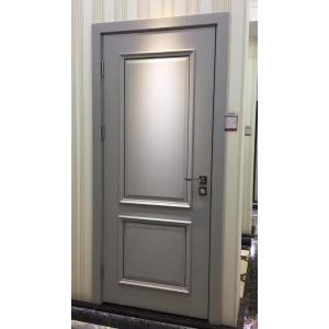 ROHS Plain Solid Wood Internal Doors White Soundproof Environmental Protection