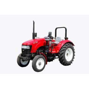 Red Compact Diesel Tractor 4 Wheel Drive Tractor Hydraulic Steering System