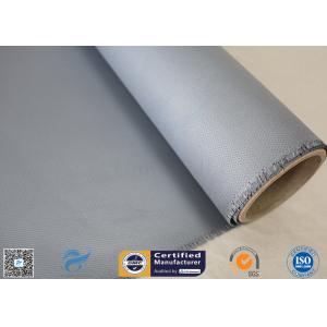 High Temperature Satin Weave 80/80g Gray Color Silicone Coated Fiberglass Fabric