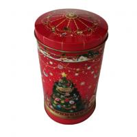 China Empty Carousel Musical Biscuit Tin Container Recyclable Eco Friendly on sale