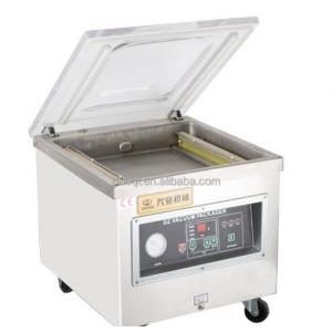 DUOQI DZ-360 Nitrogen Stand Type Double Sealing Bar Vacuum Sealer for Meat Food Packing