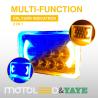 China CG125 Motorcycle LED Headlight Bulb with DRL and Turn Signal wholesale