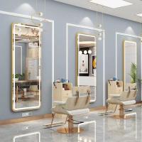 China Large LED Backlit Hair Salon Full Length Mirrors Oversize Dressing Mirror on sale