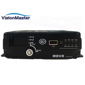 China Industrial Level 4 Channel Car DVR Recorder AHD 1080P DMS Two SD Card 6 Watt supplier