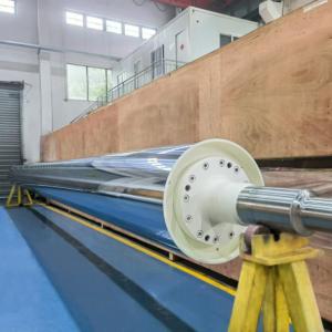 China 100UM Chrome Coating Cooling Roller with High Heating Exchange Rate and Q345 Material for BOPET Applications wholesale