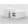 PC ABS Smart Cell Phone Accessories Single Port USB Iphone Charger White Black