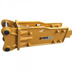 11 Ton 16 Ton Digger Breaker 100mm PC120 Hydraulic Rock Hammer For Excavator