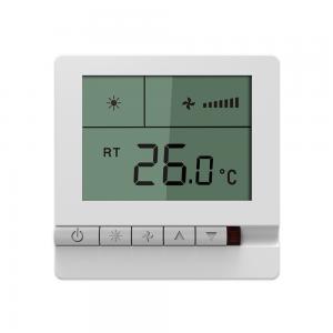 China Wireless Fan Coil Room Thermostat High Accuracy With NTC Sensing Element supplier
