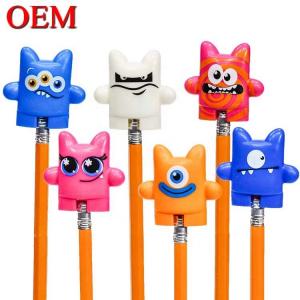 Custom Kids Toys 2023 Cartoon3D Funny Pencil Topper Pvc Pencil Topper
