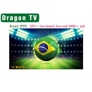 China Brazil IPTV Subscription for Android TV BOX 227 Live 4000+ VOD Channels with 4K Channels IP TV Free Trial Smart Tv IPTV supplier
