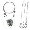 China Kit de fijación de cable de acero galvanizado con doble mordaza y bucle wholesale