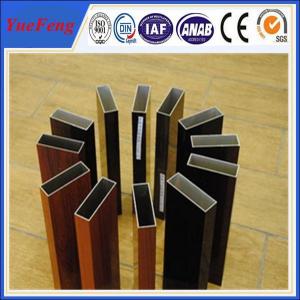 China Aluminium profile wood color , OEM design 6063 grade aluminium triangle tube allibaba com supplier