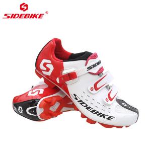 Breathable Mens White Cycling Shoes Geometry Design Body High Pressure Resistance