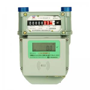 IC Card Prepaid Gas Meter G1.6 / G2.5 / G4 With Aluminum Body Case