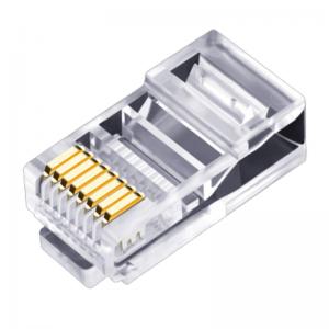 China Practical Ethernet UTP Cable RJ45 Connector For Cat5e Cat6 Cat6a supplier