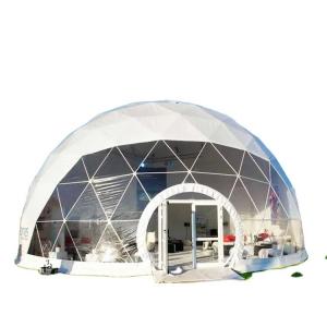 China Luxury Inflatable Dome Tent Decoration Transparent Warm Glass Dome Tent supplier