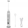 DC 5V USB Rechargeable Milk Coffee Frother , 3 Modes Wireless Foam Egg Frother