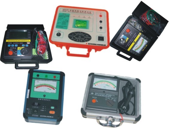China El LCD exhibe el peso del equipo de prueba del probador 500V DC 15V Megger del aislamiento de Megger 3KG on sale