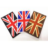 China British Flag Square Military Style Patches Bright Color No Minimum on sale