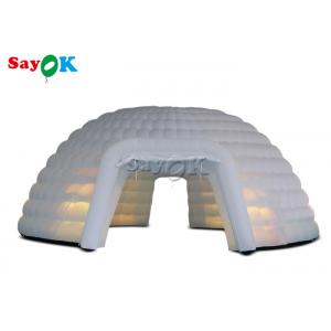 8m Big Led Light Inflatable Dome Event Tent For Outdoor Camping