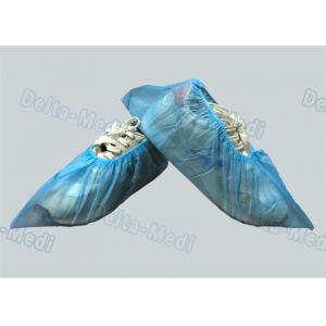 China PP / SMS Blue Non Woven Disposable Surgical Shoe Covers For Hospital / Laboratory wholesale