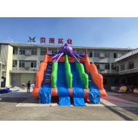 China Fold Stiching Inflatable Water Slide Amusement Playground Equipment Park on sale
