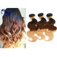 China Long Hair Ombre Color Hair 100 Virgin Human Hair Extensions For Black Women on sale