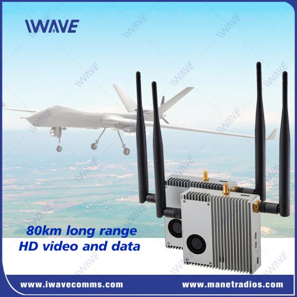 Transmisor de datos de video y control de largo alcance de 800 MHz y 1.4 GHz para UAV