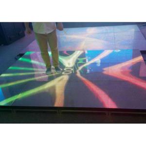 P8.928 Custom Indoor light up dance floor rental With Rada Touch System , 1/7 Driver Mode