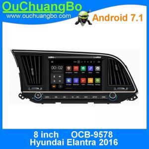 Ouchuangbo 8" autoradio multimedia stereo android 7.1 for Hyundai Elantra 2016 with reverse camera Bluetooth Phone