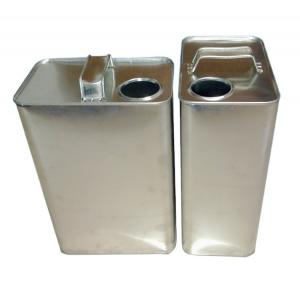 China 3L Automotive Paint Cans 0.22mm Large Rectangular Tin Containers supplier