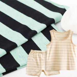 Support Customization And Bright Colors Skin-Friendly Striped Knit Fabric For Tracksuit