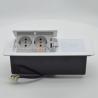 China Aluminum Desktop Power Socket Box Multi-Connection Pop-Up Hidden Charging Sockets with Wireless Charging Technology wholesale