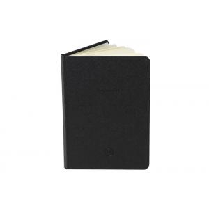 China Black Linen Custom Hardcover Book Printing Offset Paper With Ribbon Bookmark Black Inner supplier