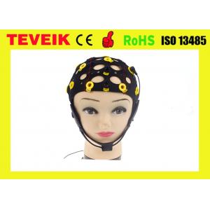 China Separating EEG hat, silver chloride electrode,20 leads eeg electrode cap for EEG machine supplier