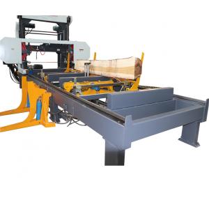 China Hydraulic Bandsaw Machine Hydraulic Portable Sawmill Wood Cutting Band Saw Machine supplier