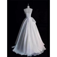 China Customizable Romantic White Evening Dress For Wedding on sale