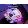 China CVC Wireless Car MP3 FM Transmitter PD QC3.0 Dual USB Car Charger wholesale